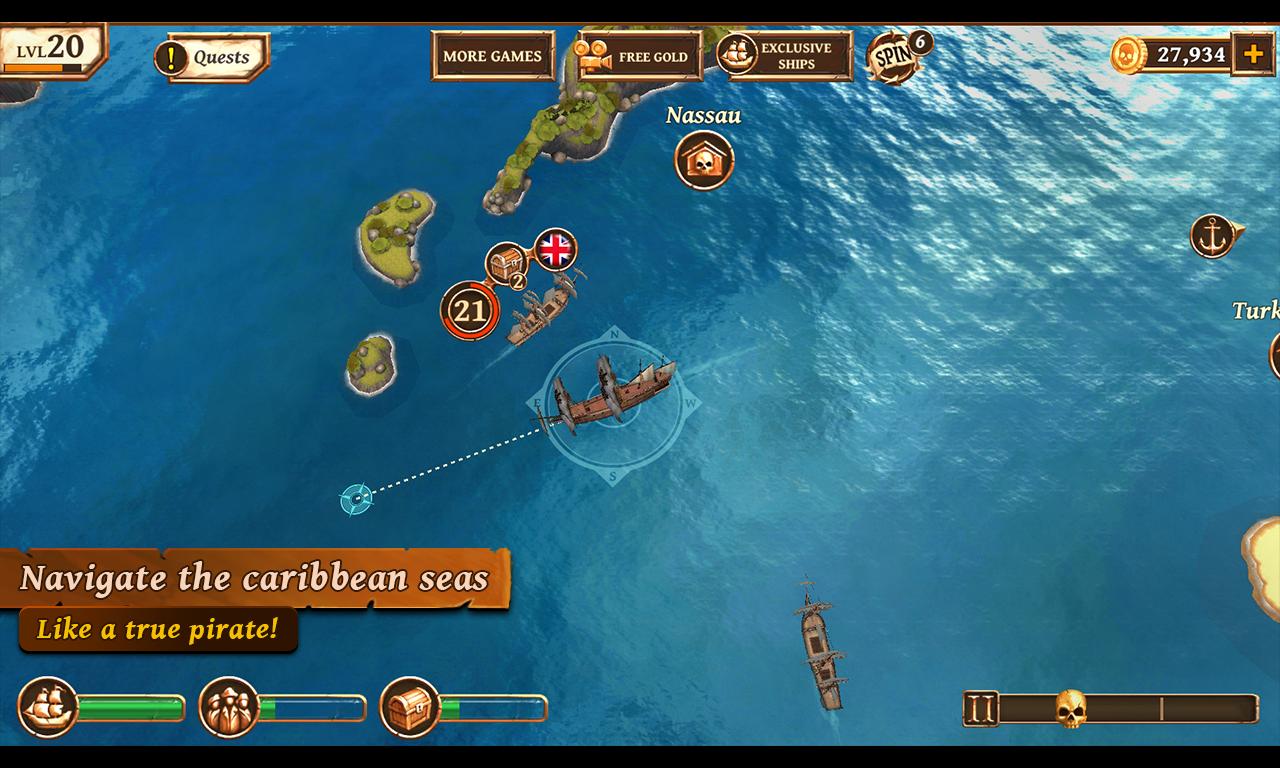 海盗战斗时代的船只破解版软件截图4