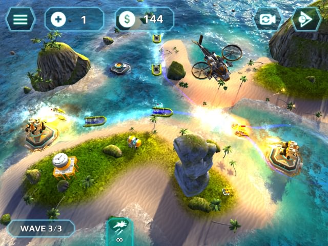 海上风暴TD破解版游戏截图1