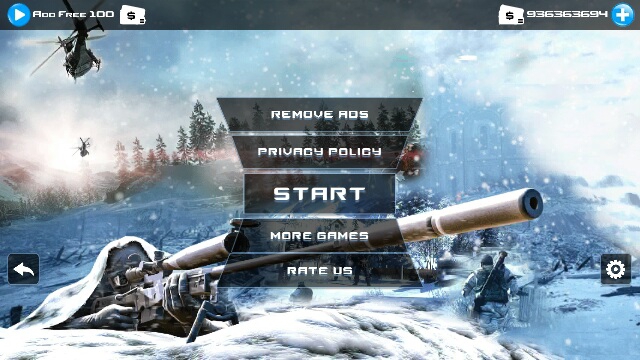 冬季狙击手：现代科技战斗无限破解游戏游戏截图4