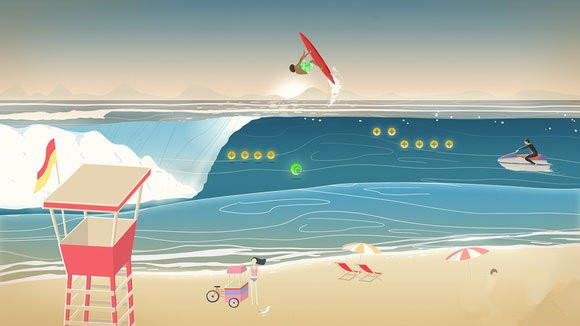 冲浪：无尽的海浪破解版游戏截图0