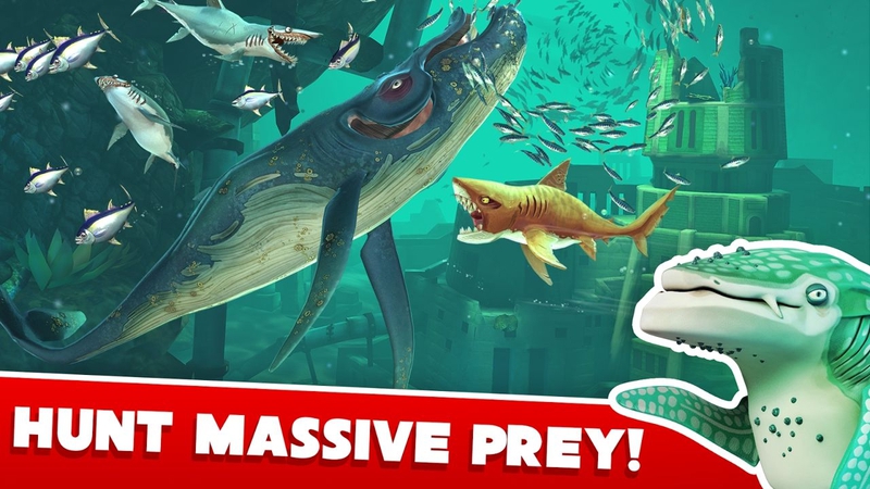饥饿鲨：世界破解免充值版游戏截图1