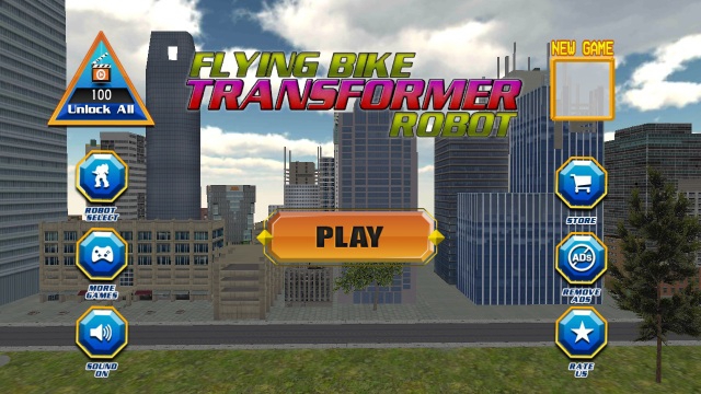 自行车转换机器人无限破解游戏游戏截图5