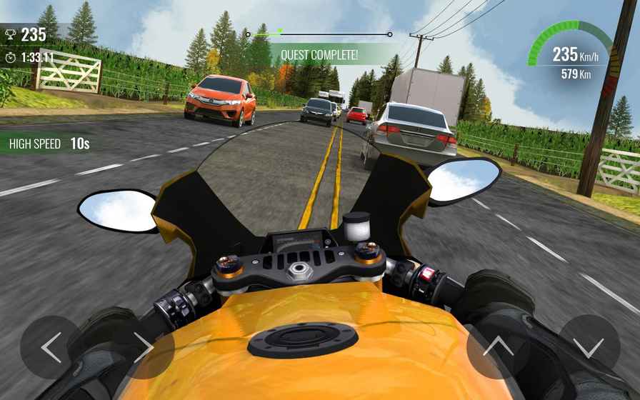 摩托公路赛车2游戏破解游戏截图5