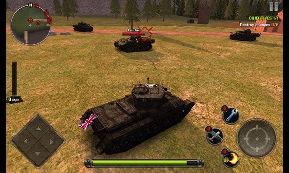 战斗坦克世界战争2内购破解游戏截图1