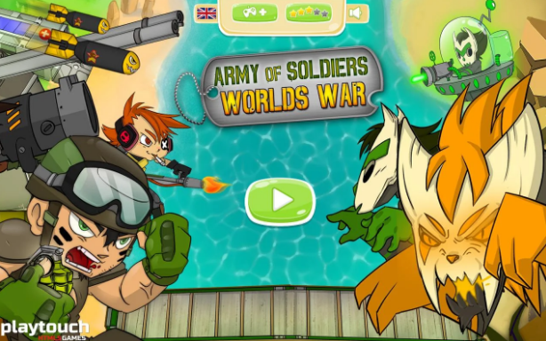 士兵的军队:世界大战破解无限版游戏截图1