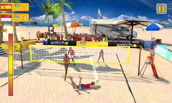 沙滩排球3D破解无敌版游戏截图1