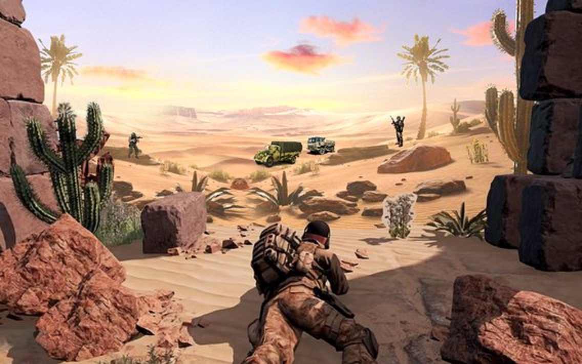 阿拉伯市别动队射击战争3D游戏截图4