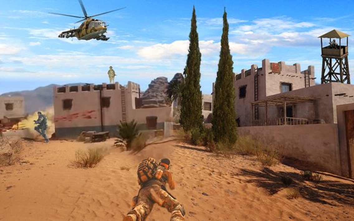 阿拉伯市别动队射击战争3D游戏截图2