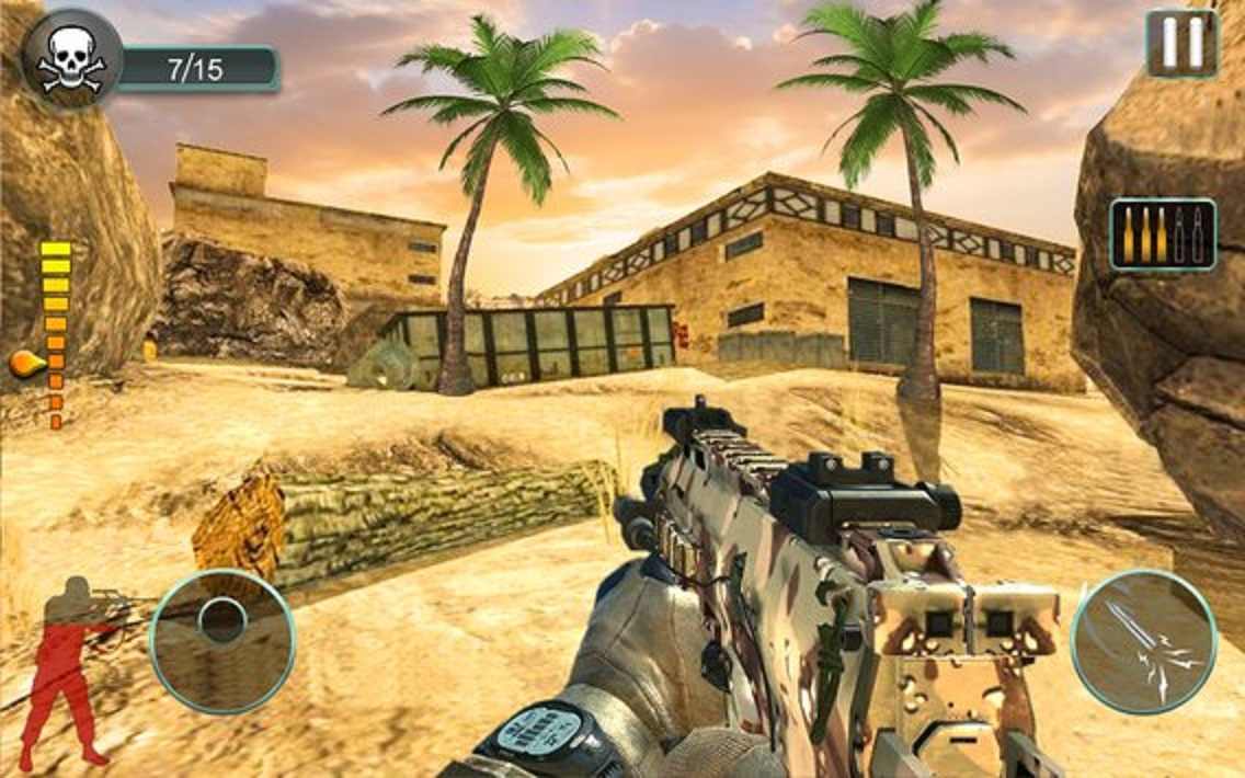 阿拉伯市别动队射击战争3D游戏截图3