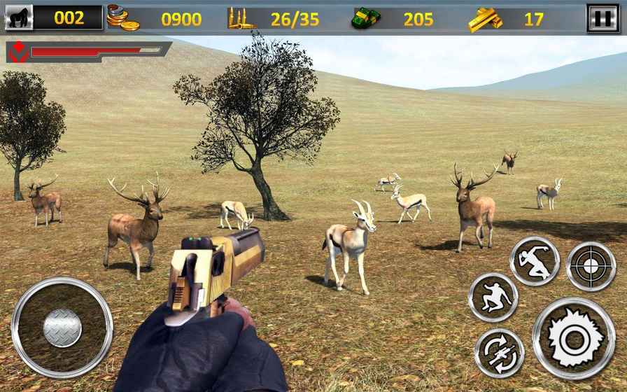 山狙击兵:动物射手游戏截图2