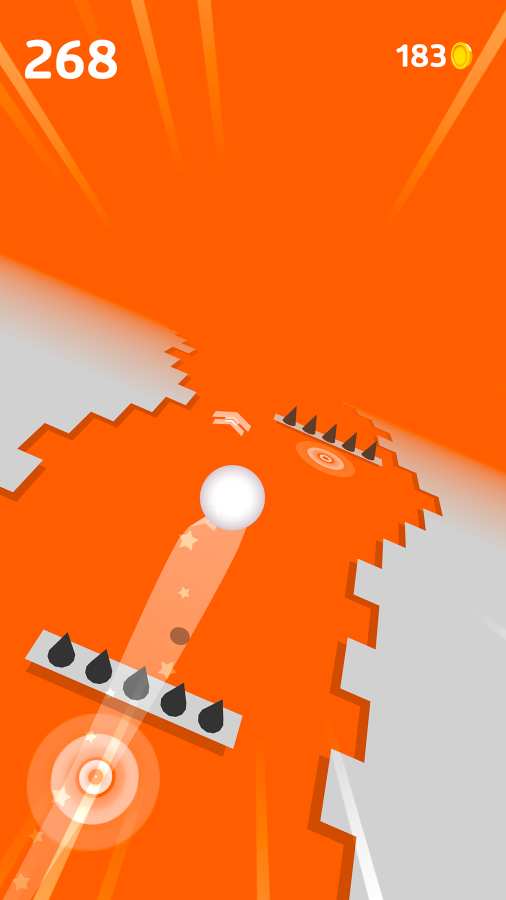 滚动的球游戏截图1