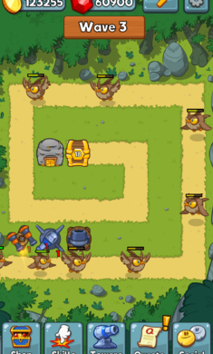 放置塔防游戏截图1