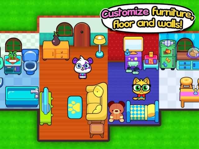 森林小屋:可爱宠物家居设计游戏截图2