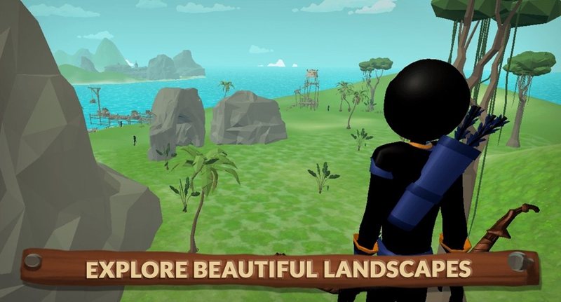 火柴人射箭2游戏截图1