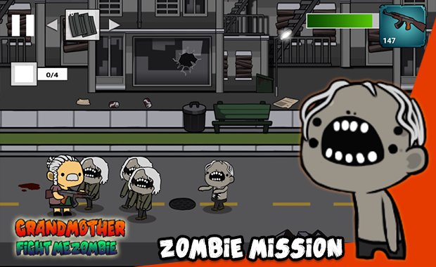 奶奶大战僵尸游戏截图1