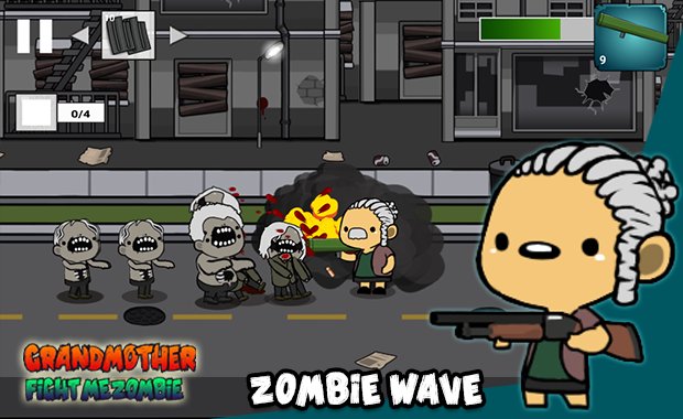 奶奶大战僵尸游戏截图1