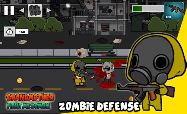 奶奶大战僵尸游戏截图1
