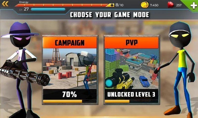 火柴人飞刀复仇游戏截图1