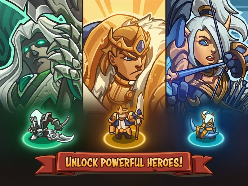 帝国战士TD:英雄之战游戏截图1