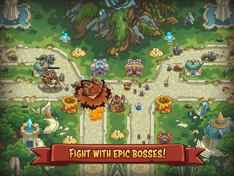 帝国战士TD:英雄之战游戏截图1