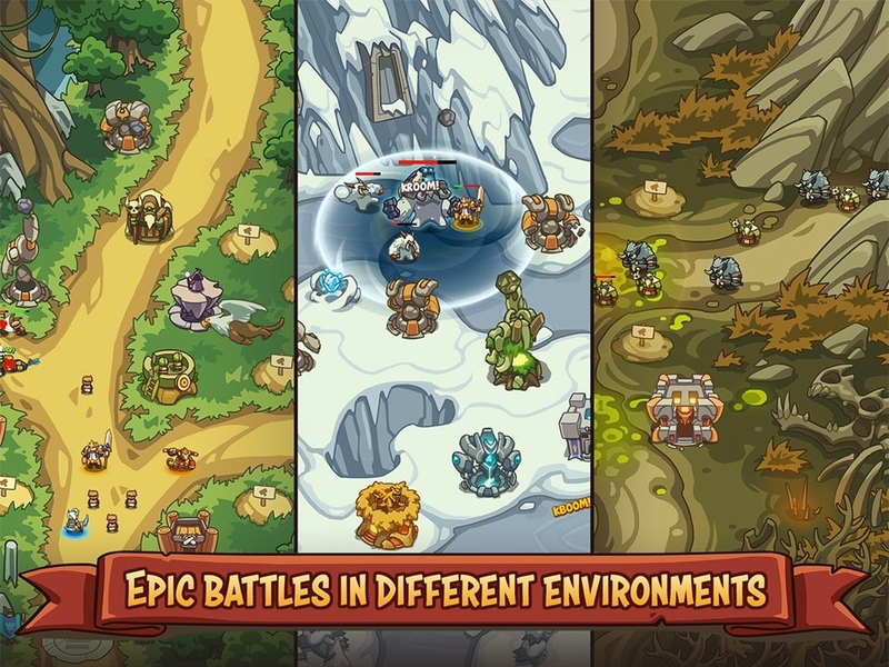 帝国战士TD:英雄之战游戏截图1