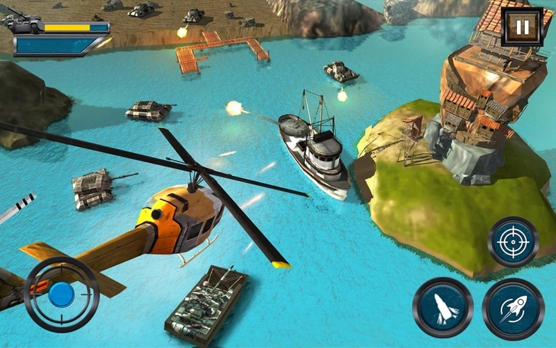 陆军坦克水上战争游戏截图1