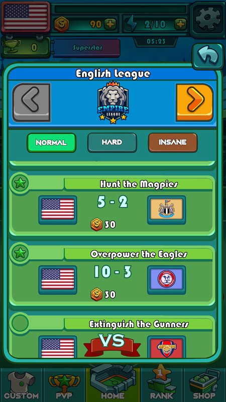 世界杯俄罗斯2018年:足球明星游戏截图1