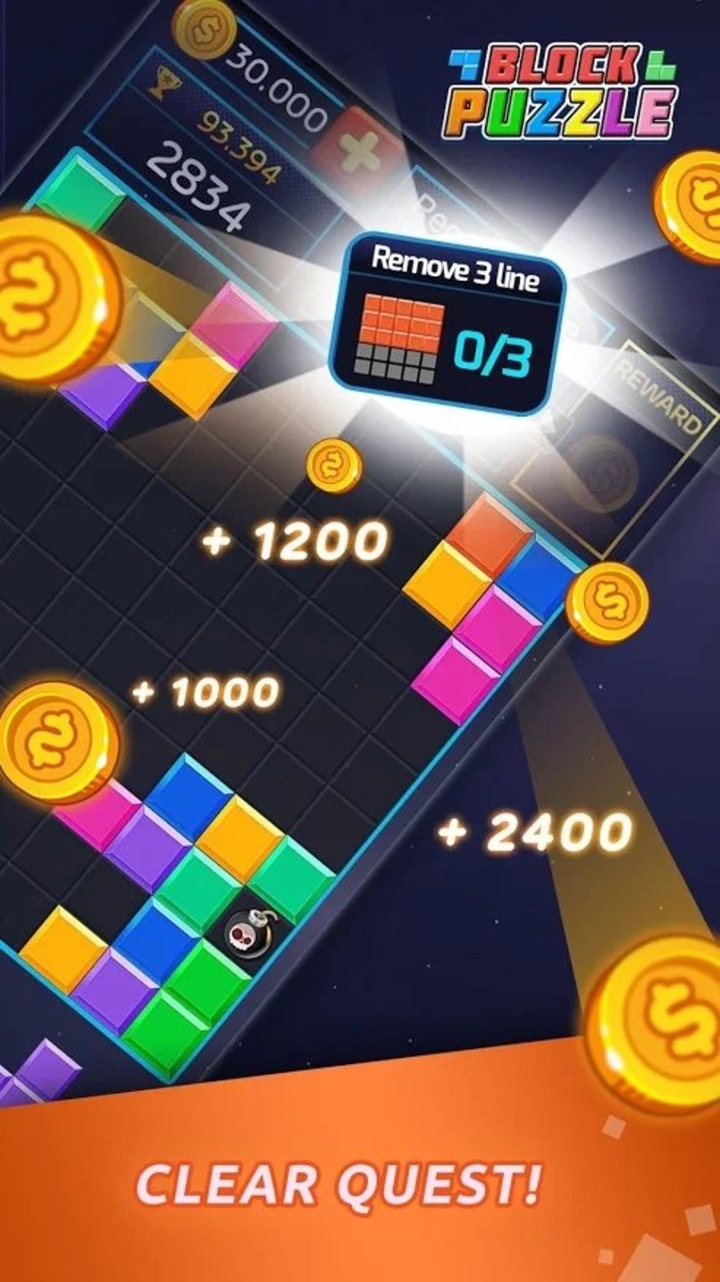 1010经典方块拼图游戏截图1