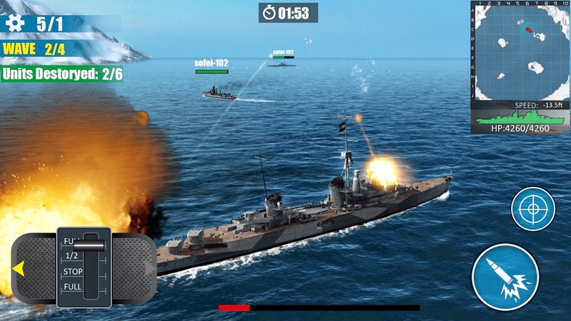 海军射击战游戏截图3