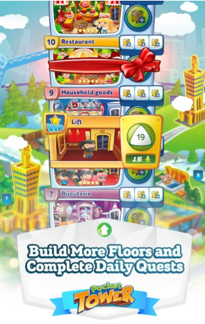 口袋塔:建设和管理游戏截图1