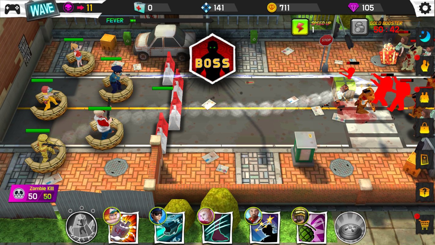 僵尸之墙游戏截图1