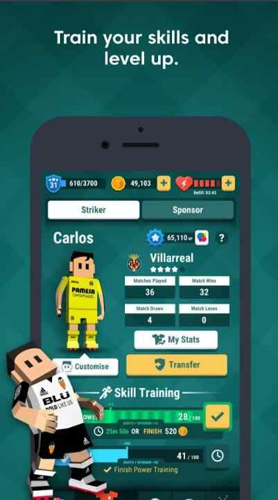 迷你西甲前锋2018游戏截图1