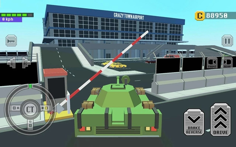 城镇疯狂赛车游戏截图1