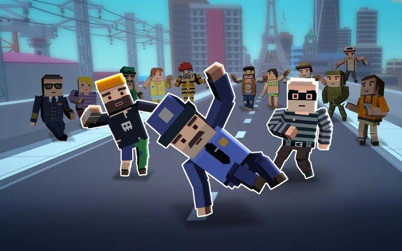 城镇疯狂赛车游戏截图1