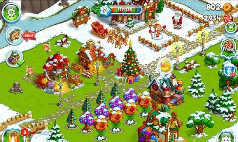 新年快乐农场:圣诞节游戏截图4