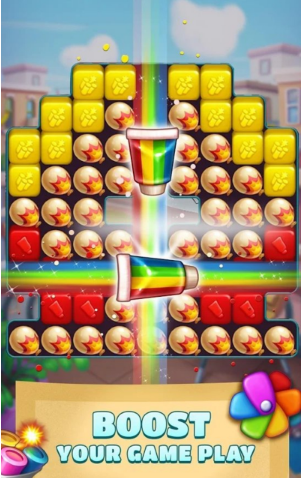 彩色图书消除游戏截图1