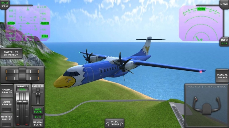 涡轮螺旋桨飞行模拟器游戏截图3