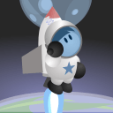火箭背包男孩游戏图标