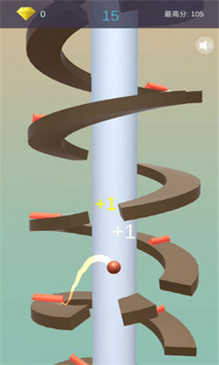 球球跳塔游戏截图0