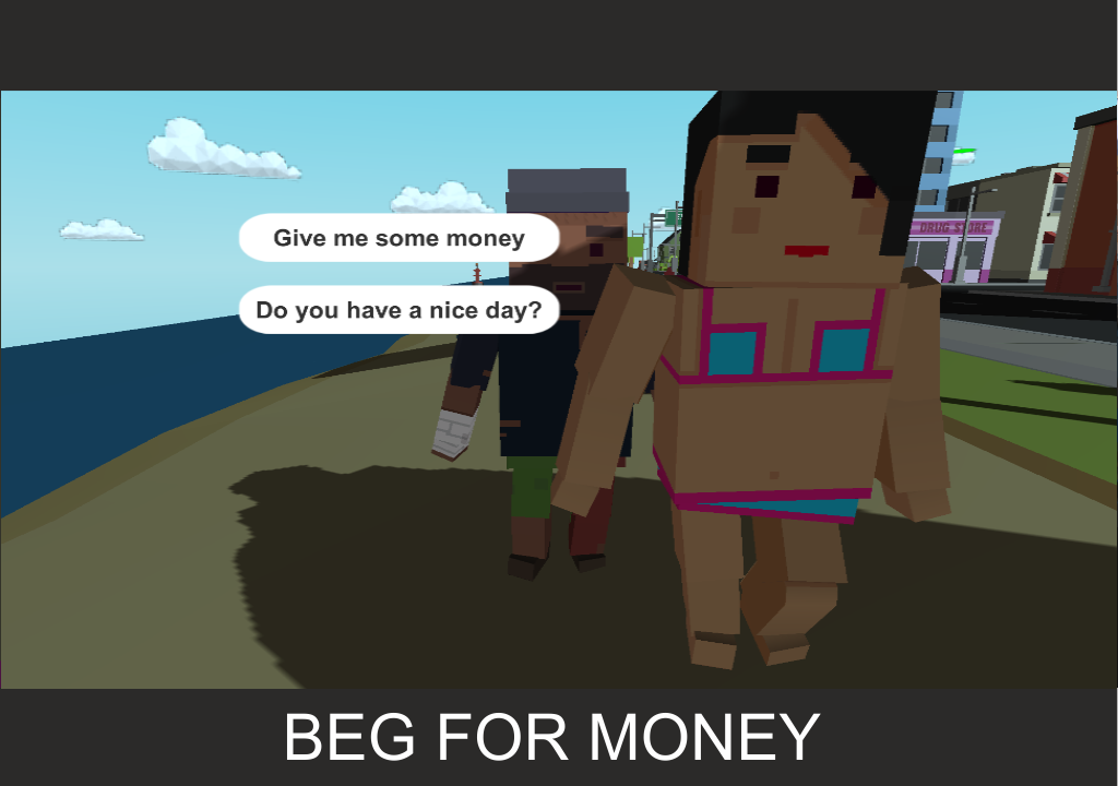 流浪汉模拟器游戏截图1