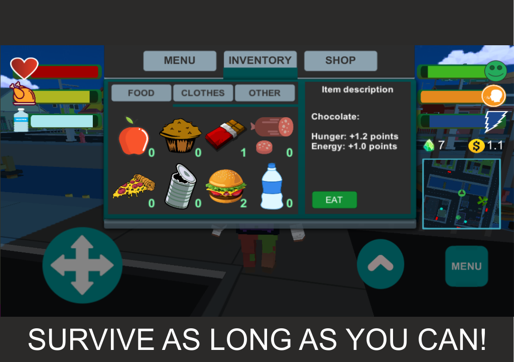 流浪汉模拟器游戏截图1