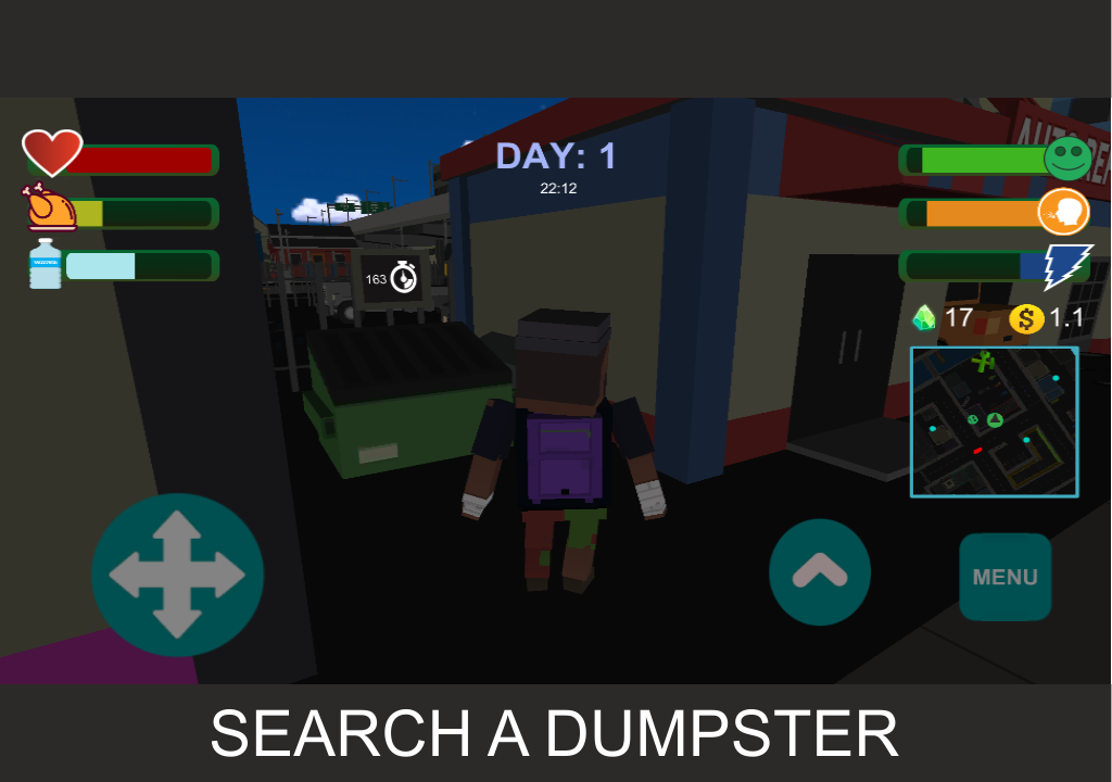 流浪汉模拟器游戏截图1