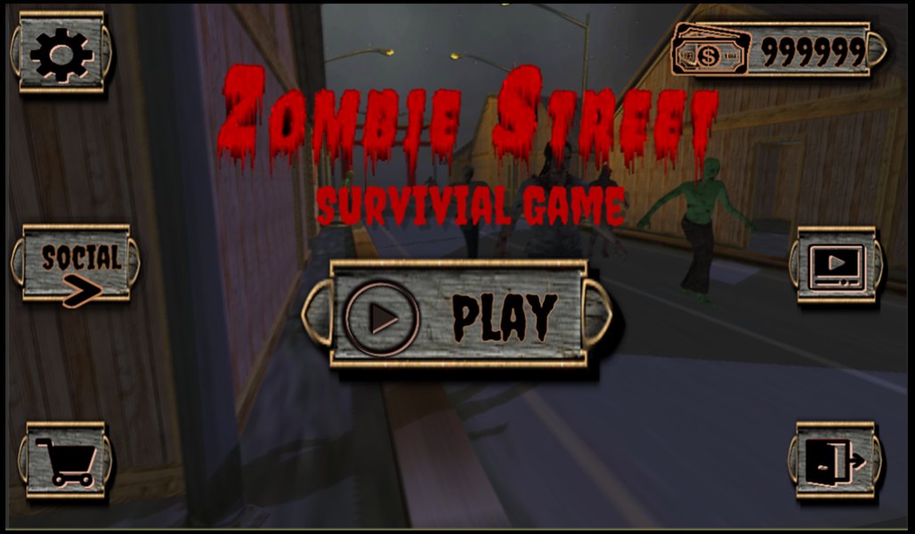 僵尸街道游戏截图1