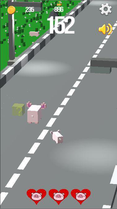 小猪的高速公路游戏截图1