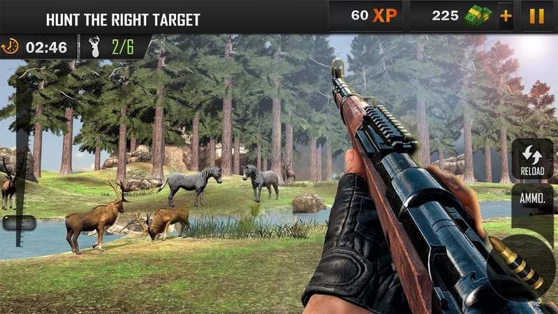 动物狩猎狙击手射击游戏截图1