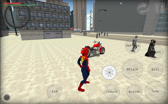 真正的蜘蛛侠:黑帮城市游戏截图2