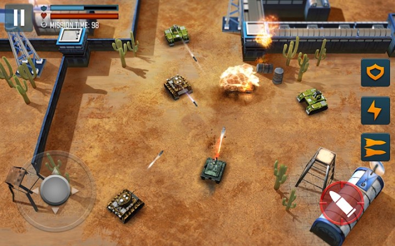 坦克大战:现代射击世界游戏截图1
