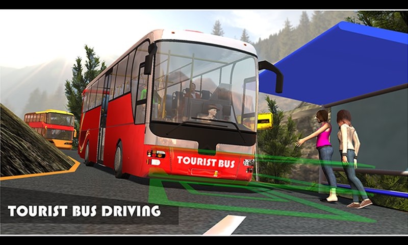 越野旅游巴士车司机游戏截图2