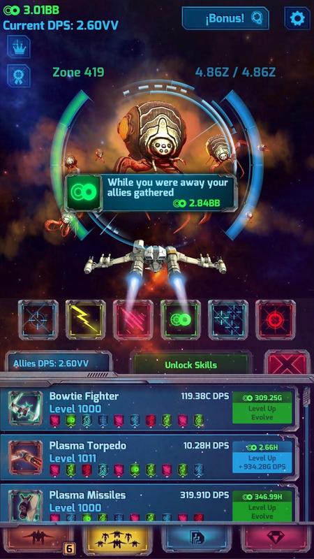 点击太空:闲置探索游戏截图1