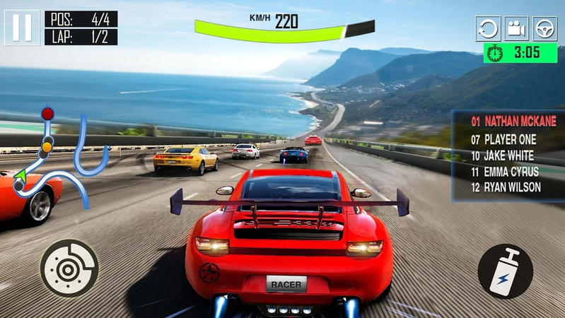 鲁莽的赛车游戏截图1